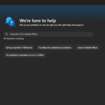 Windows 11 Get Help app showing troubleshooting options