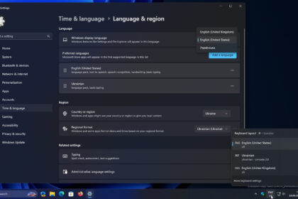 Change Time date Format in Windows 11