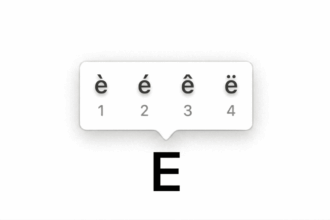 Type E with Accent Marks (è, é, ê, ë)