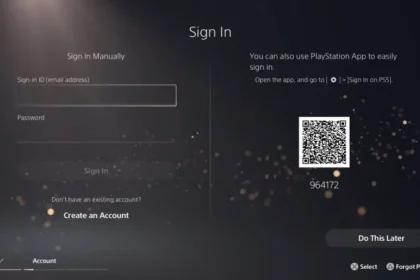 Log in to PlayStation Network on PS4 or PS5