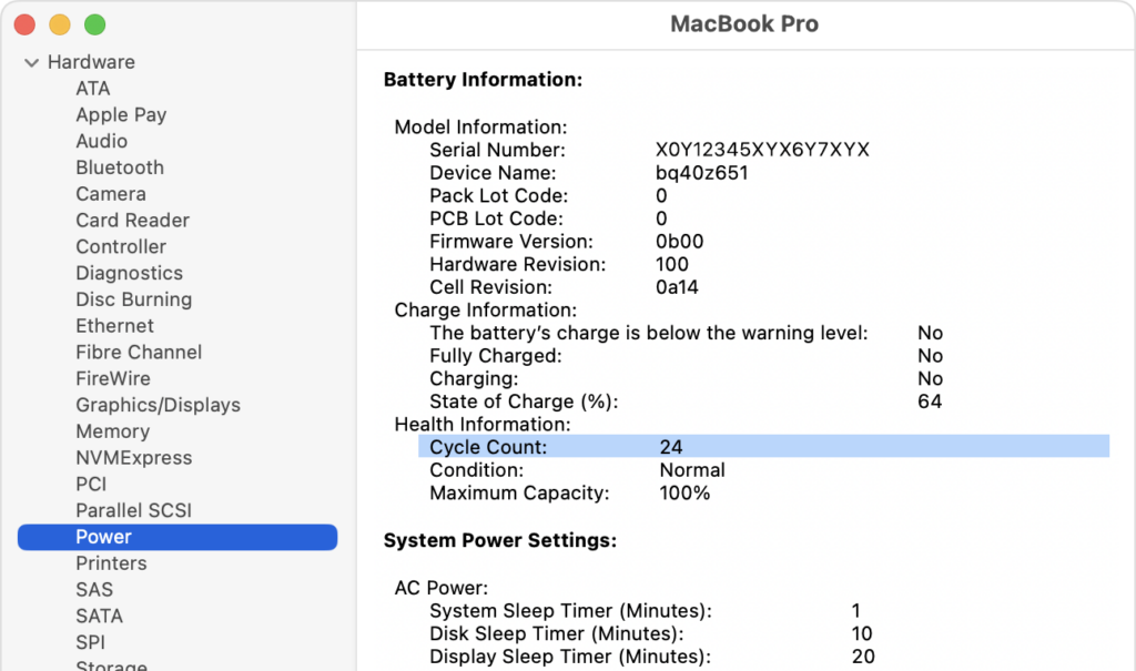 Macbook Check Battery Health