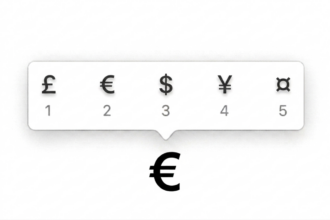 Type the Euro Symbol (€)