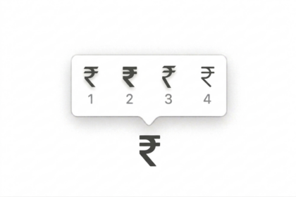Type the Indian Rupee Symbol (₹)