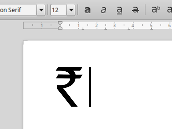Indian Rs in Excel