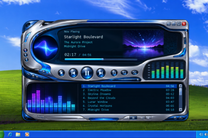 Retro XP Media Player Skin