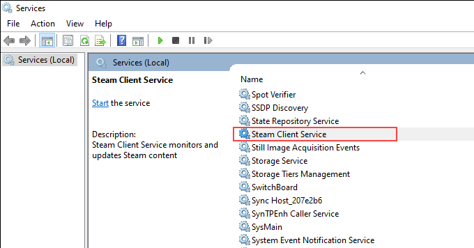 Steam Client Service