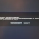 Steam Service Error